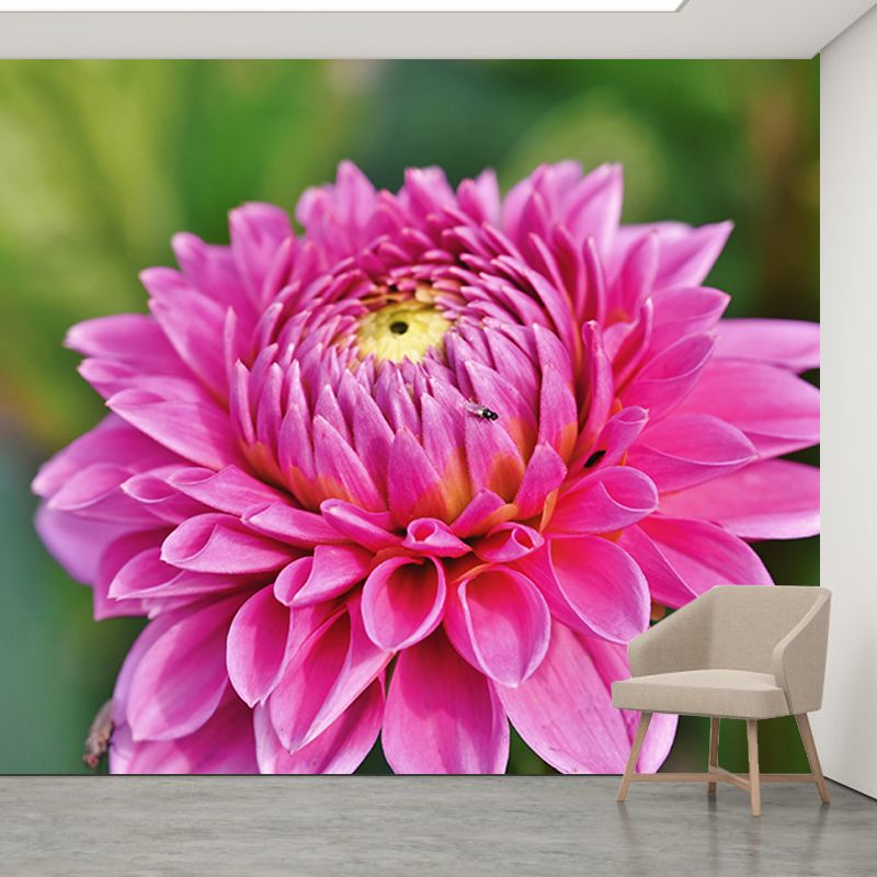 Flower Mural for Bedroom Moisture Resistant Home Decor, Made to Measure