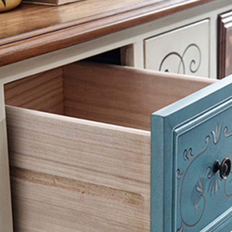 Coastal Chest Dresser Solid Wood Dresser with 8/10/12 Drawers