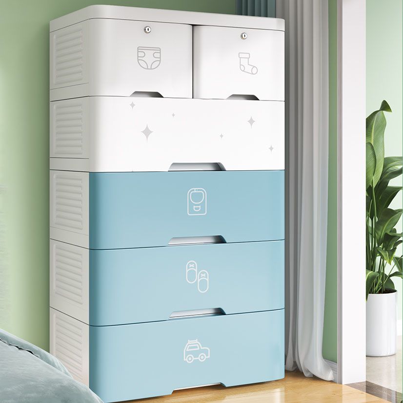 Non-Hanging Armoire Wardrobe Cabinet Plastic Storage Cabinet