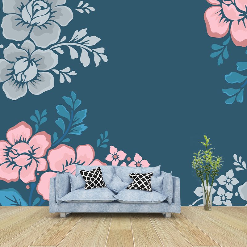 Tropical Style Illustration Plant Mural Eco-friendly Decorative Wallpaper Wall Decor