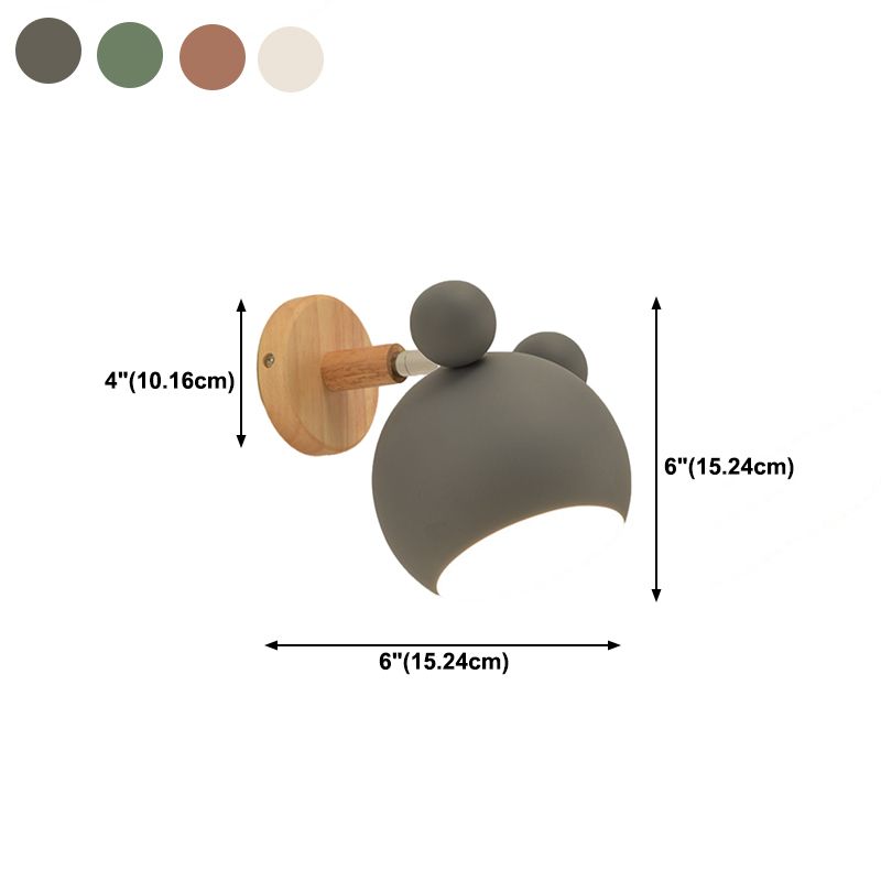 Modern Style Colorful Wall Light Fixture Creative Wall Light Sconce for Bedroom