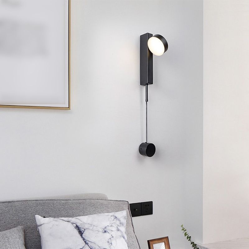 Luz de pared de metal moderna LED geométrica Rotable LED Spl aplanador para sala de estar