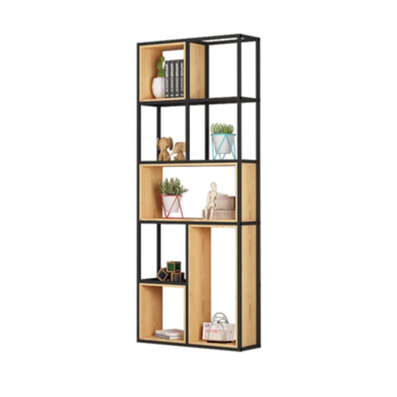 Open Etagere Bookcase Modern Style Shelf Bookcase with Shelves