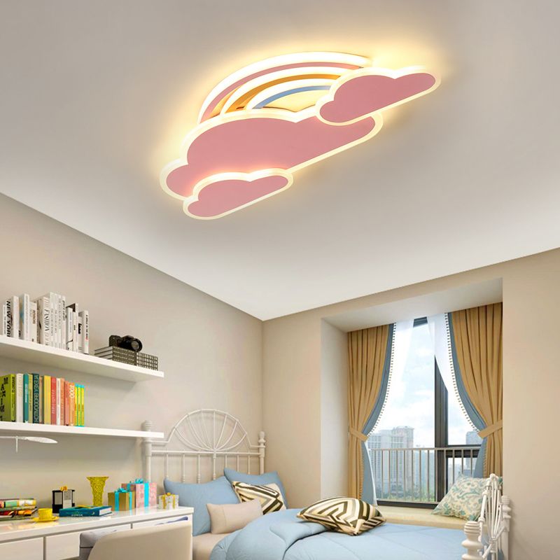 Cloud inbouwplafondlampen 1-lichts acryl Noordse inbouwlamp