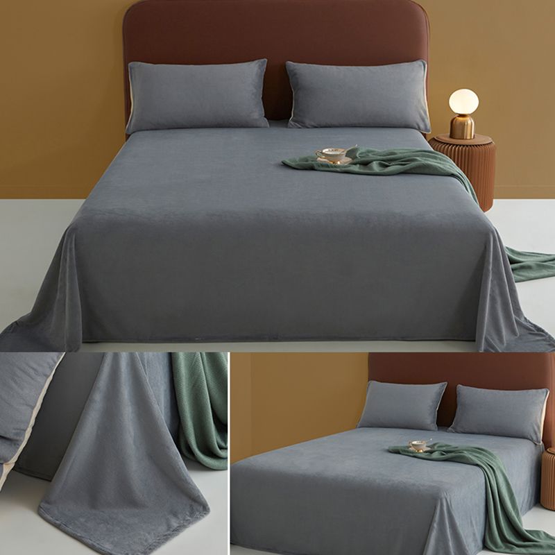 Super Soft Bed Sheet Set Modern Flannel Fitted Sheet for Bedroom