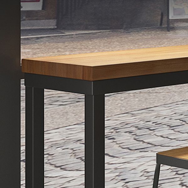 3/4/5/6 Pieces Counter Height Pub Set Industrial Rectangular for Living Room