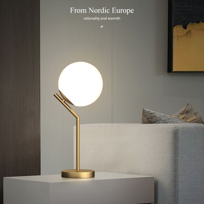 1-Licht globaler Tischlampe Modernes Glas Tischlicht
