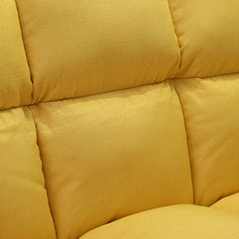 Contemporary Biscuit Back Square Arm Linen with Storage Seating