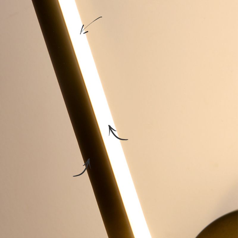Strip Shape Wall Lamp LED Wall Mount Lamp with Acrylic Shade for Bedroom