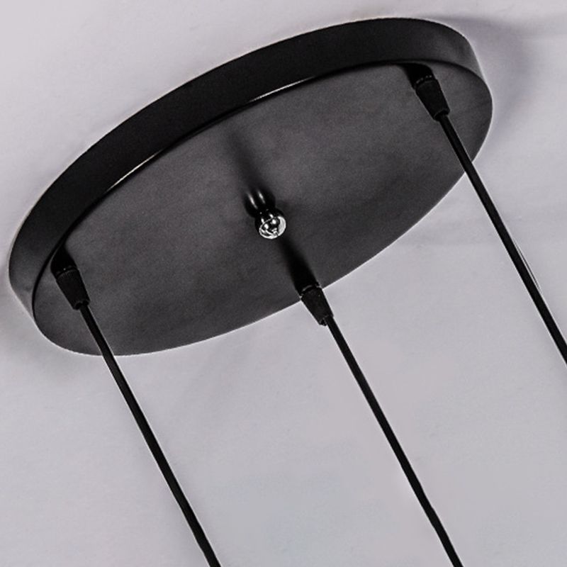 Geometric Shape Metal Island Pendant Lights Industrial Style Island Pendant