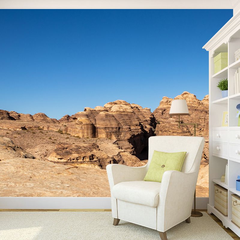 Desert Mural Wallpaper Horizontal Photography Style for Kitchen Bedroom Decor