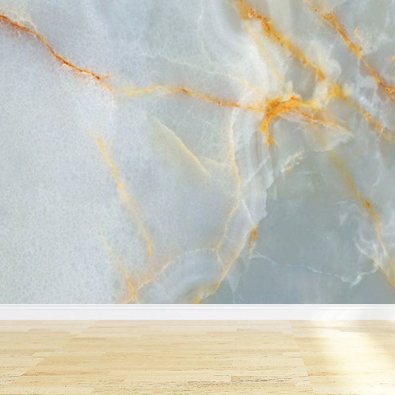 Light Color Marble Look Mural Wallpaper Texture Contemporary Stain Resistant Wall Art