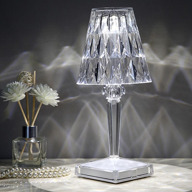 Geometrie vorm tafellamp moderne stijl metaal met één lichttafel licht
