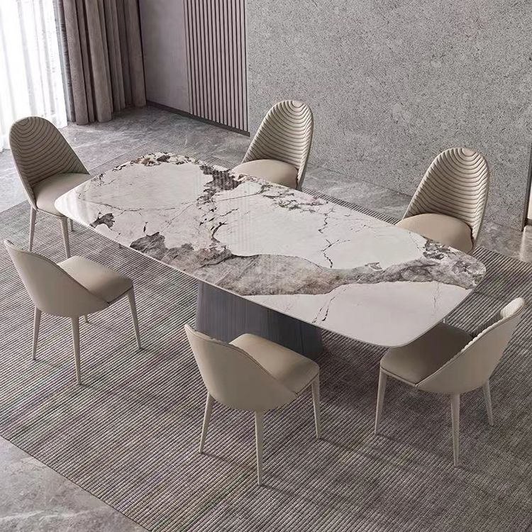 Chaise de salle à manger en métal de style contemporain Parsons, chaises d'appoint sans accoudoirs pour cuisine