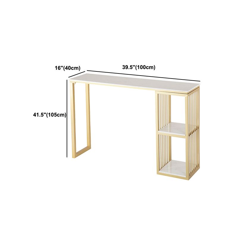 Rectangular Bar Table Set Glam 1/2/3/5 Pieces Bar Table and Stools for Dining Room