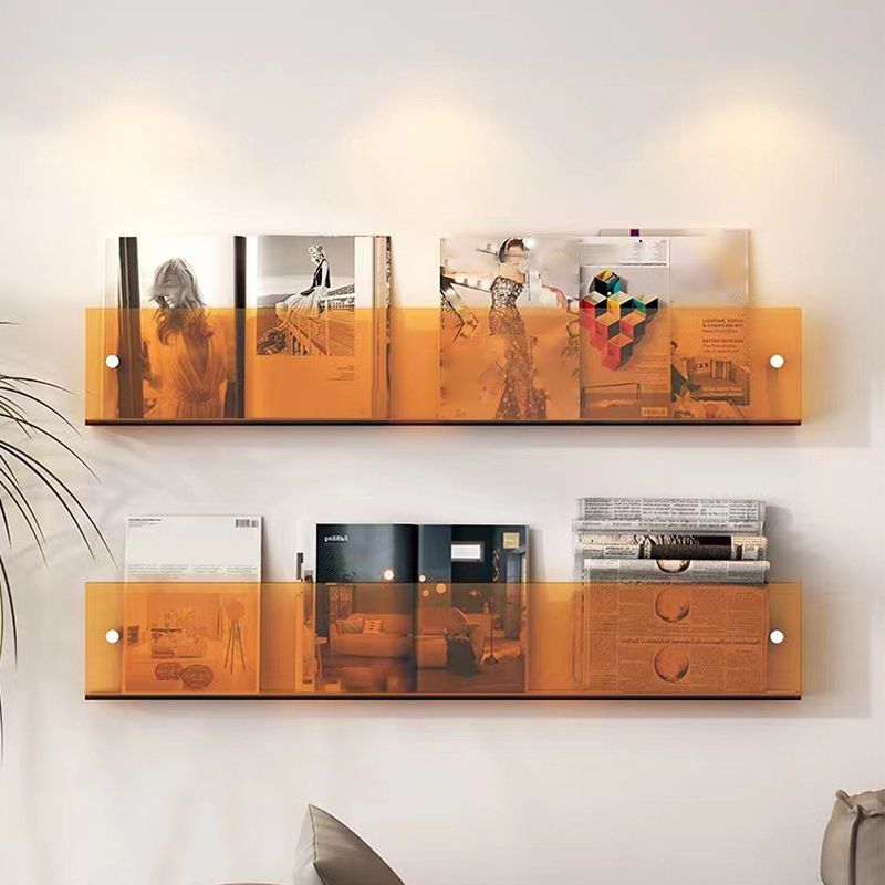 Modern Acrylic Bookcase, Bookshelf for Any Room, 6" H X 1.5" W