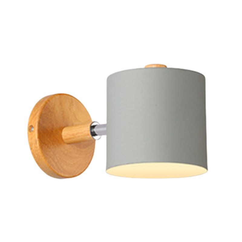 Nordic Style Iron Wall Light Colorful Geometry Shape Wall Lamp for Bedroom