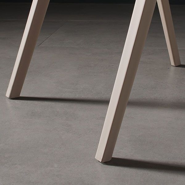 Scandinavian Open Back Side Chair Plastic Arm Chair for Home Use