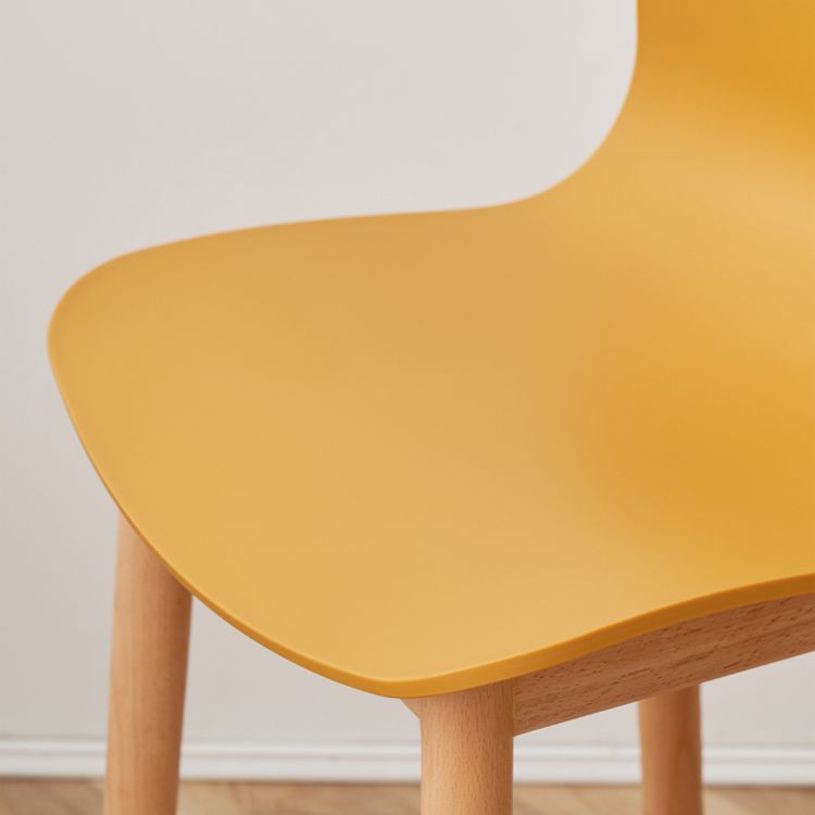 Modern Style Plastic Bar-stool Wooden Counter Bar Stool for Home