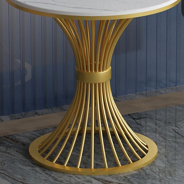 Modern Sintered Stone Dining Table Set White 1/2/5 Pieces Dining Set for Home Use