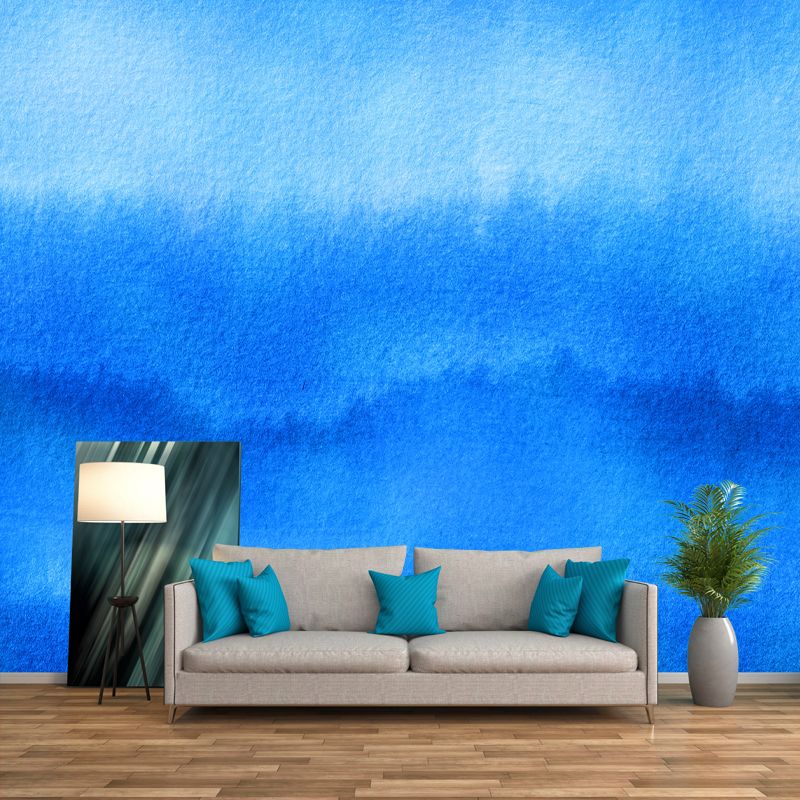 Abstract Mural Soft Color Stain Resistant Wall Art for Living Room, Water Resistant