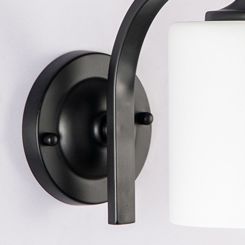 1-Licht-Halbzylinder Wandleuchte modern