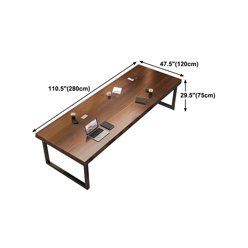 Pine Solid Wood Dining Table Rectangle Dining Table for Kitchen