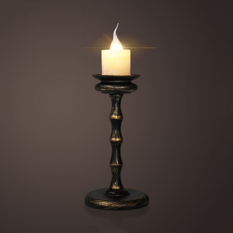 1 Light Desk Light Warehouse Style Candabra Marble Table Éclairage en laiton / bronze avec base de colonne en métal