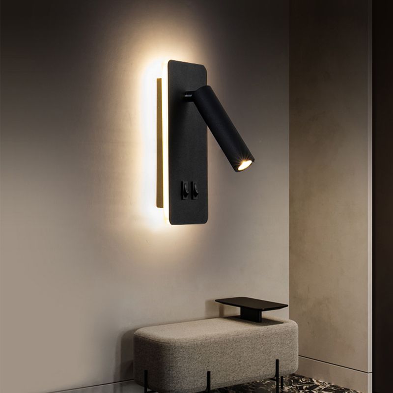 2-Light Geometric Wall Mounted Lighting Modern Style Metal Wall Lighting Fixtures