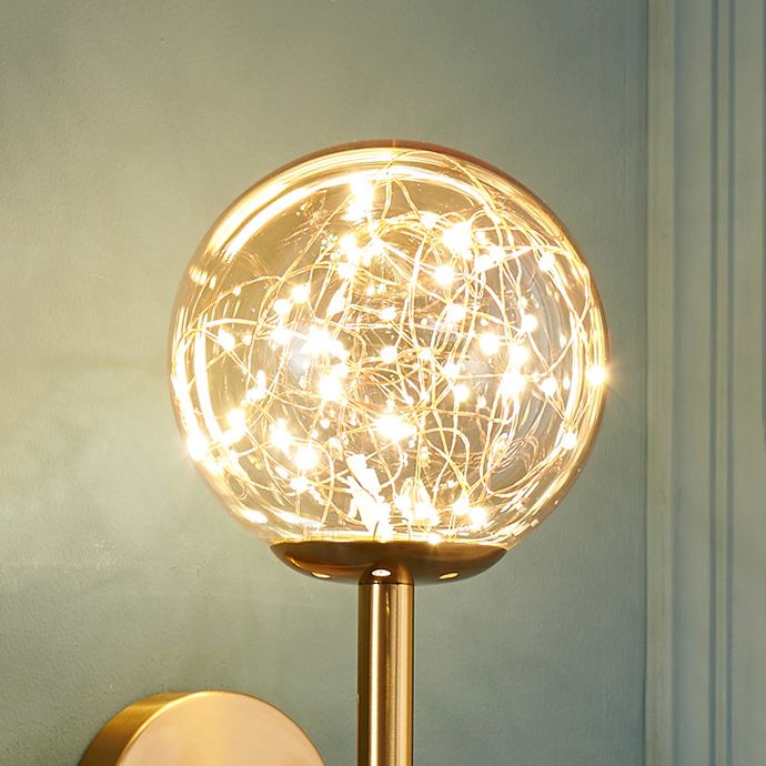 Kugelform Glaswand Licht moderner Stil 1 Leicht Wandhalterung Licht