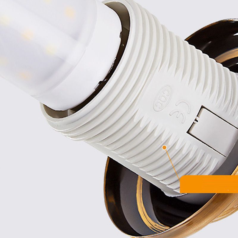 Spiral Stairs Pendant Light Fixture Glass Nordic Style 9 Blub Hanging Light