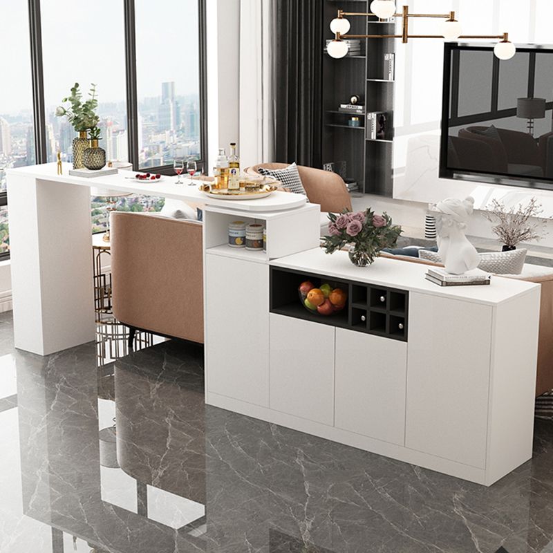 Modern Style Wood Specialty Bar Height Pub Table for Living Room