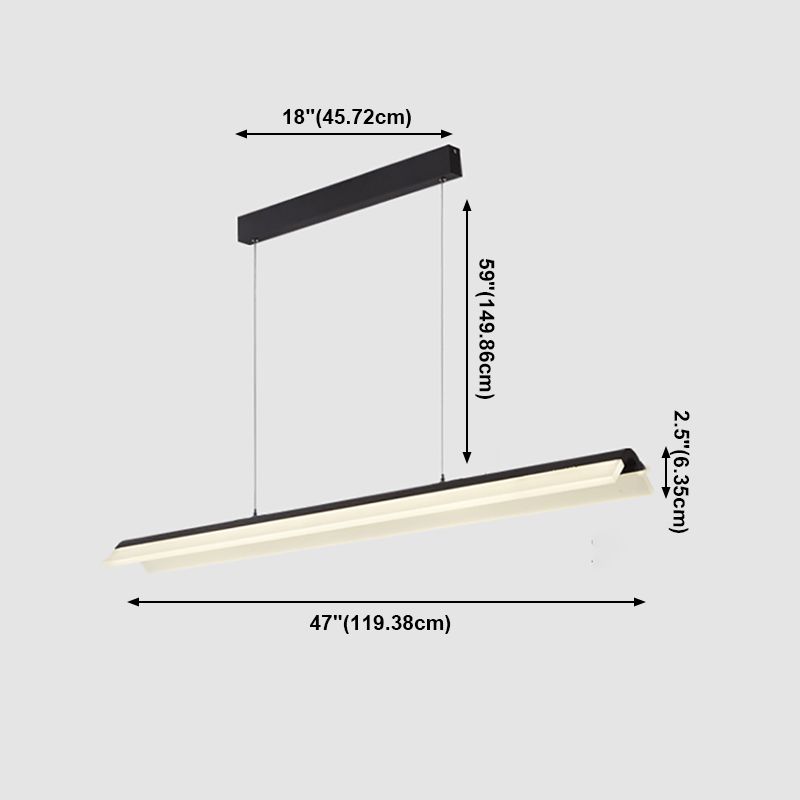 Lámpara colgante de comedor LED LED LED LED LED LED LED LED de estilo moderno para la cocina