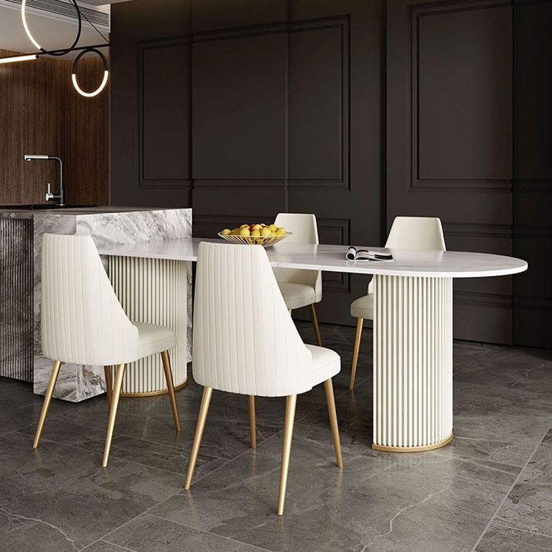 Free Form Home Dining Table Modern Dining Room Table of Sintered Stone