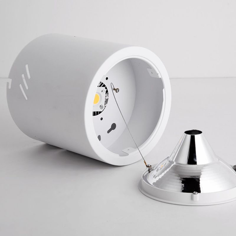 Plafonnier encastré moderne Plafonnier cylindrique Lampe encastrée