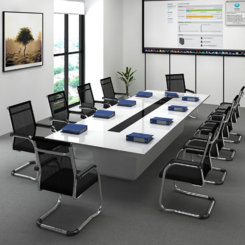 Lumbar Support Conference Chair Modern Metal Conference Chair