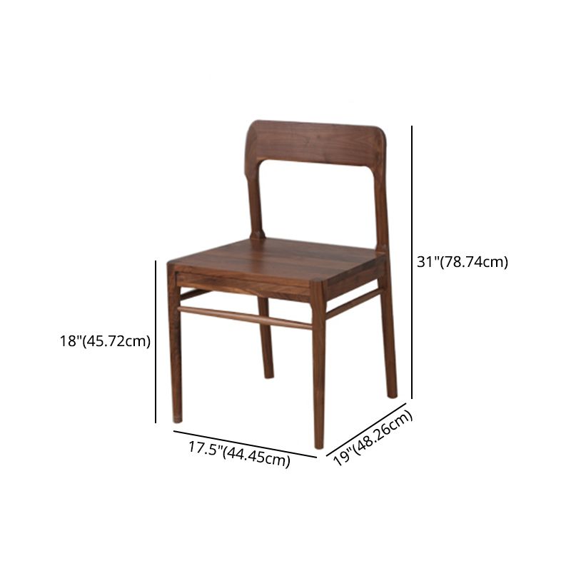 Traditional Style Solid Wood Dining Set with Rectangle Shape Table and 4 Legs Base for Home Use