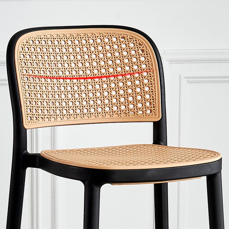 Silla de Bar con respaldo moderno, taburete para mostrador de cuero sintético para hogar y balcón