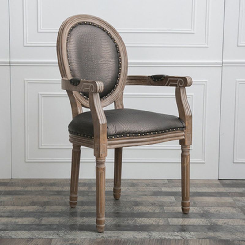 Set da pranzo in legno massiccio in stile fattoria con tavolo a forma di rettangolo e base a 4 gambe per uso domestico