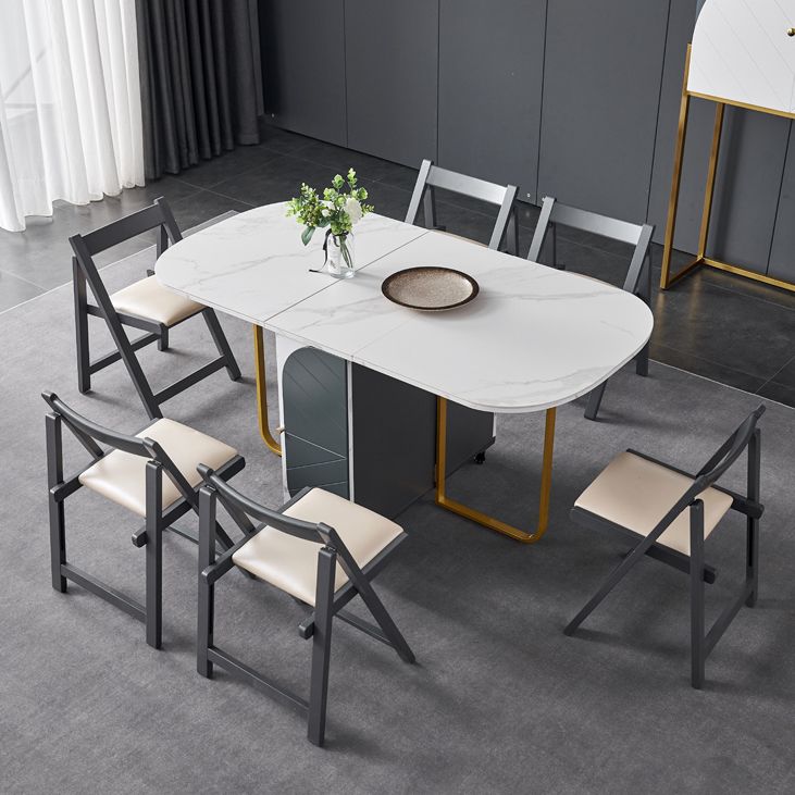 Modern Style Furniture Trestle Base Dining Site Table,59"L x 31.5"W x 29.3"H