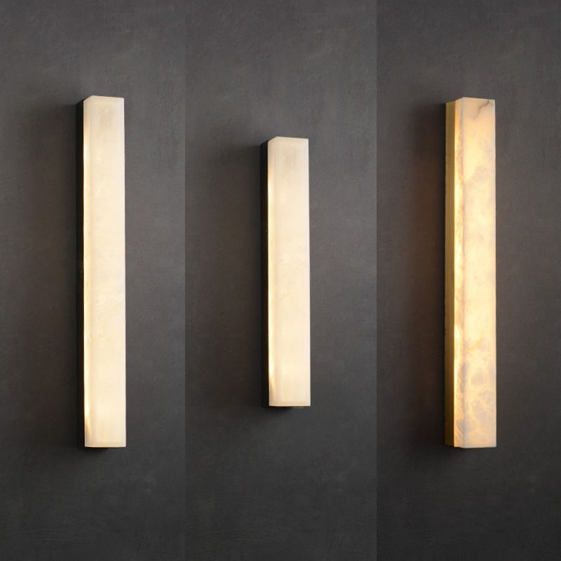 Contemporary Geometric Shape Wall Lamp Metal Wall Lighting for Living Room