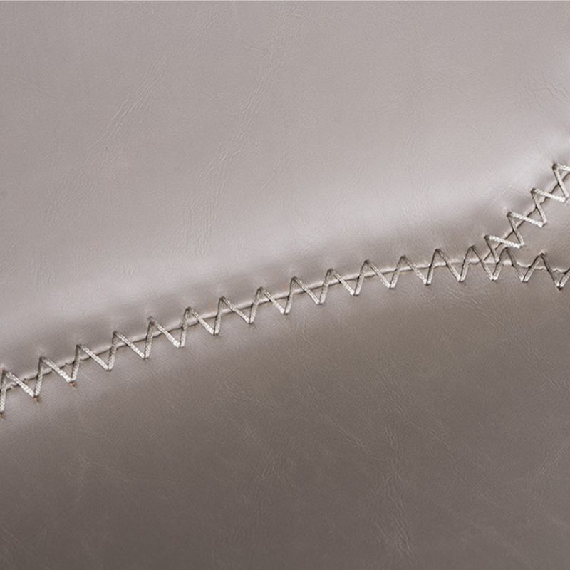 Modern Leather Bar Stool Low Back Footrest Counter Stool for Bristol