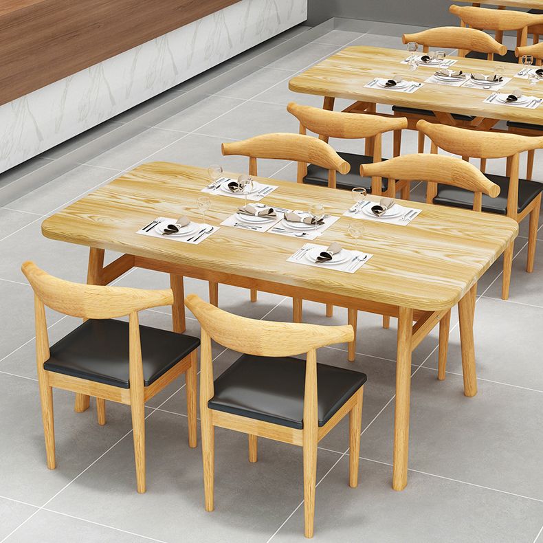 Modern Dining Table Rectangle Wooden Dinner Table for Dining Room
