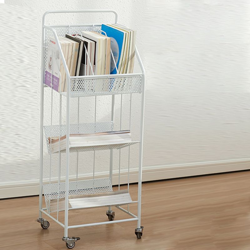 3-Shelf Metal Etagere Bookcase Contemporary Book Shelf,39''H x 11''W