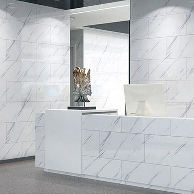 Modern Peel and Stick Backsplash Wall Tile PVC Peel and Stick Wallpaper