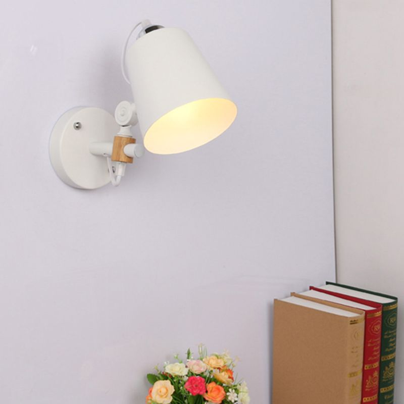Industrial Style Empire Shape Wall Light Metal 1 Light Sconces for Living Room