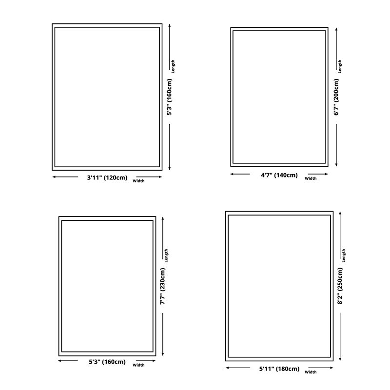 Fancy Modern Area Carpet Plaid Pattern Polyester Area Rug Stain Resistant Rug for Living Room