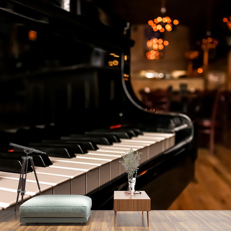 Piano Environment Friendly Hobby Mural Decorative Wallpaper for Decoration