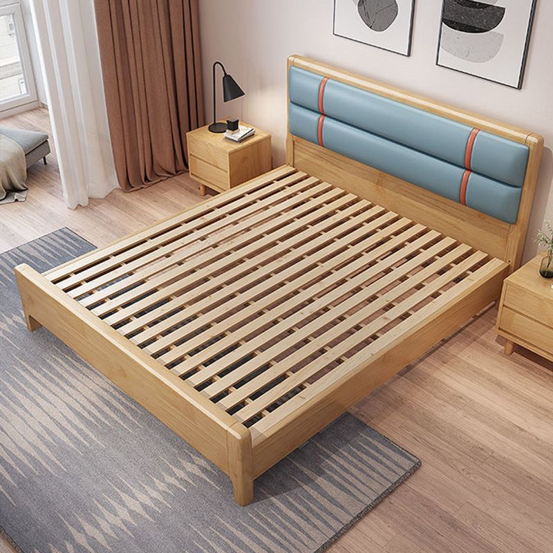 41.33" Tall Contemporary Wooden Rectangular Headboard Standard Bed