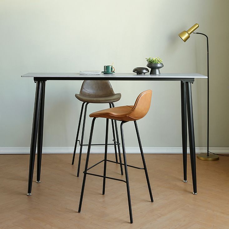 1/2/3/5 Pieces Pub Dining Set Rectangular Table and Stool Set